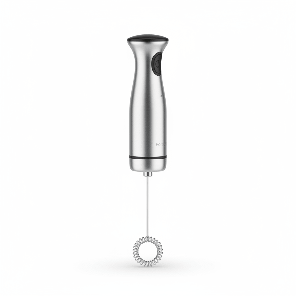 Electric Milk Frother - Handheld Foam Maker for Coffee, Latte & Cappuccino