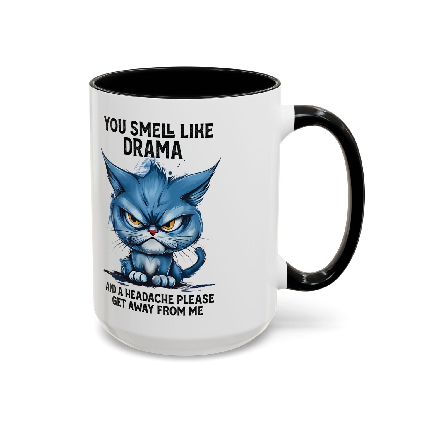 You Smell Like Drama Mug — Grumpy Cat Coffee Cup (11/15oz)