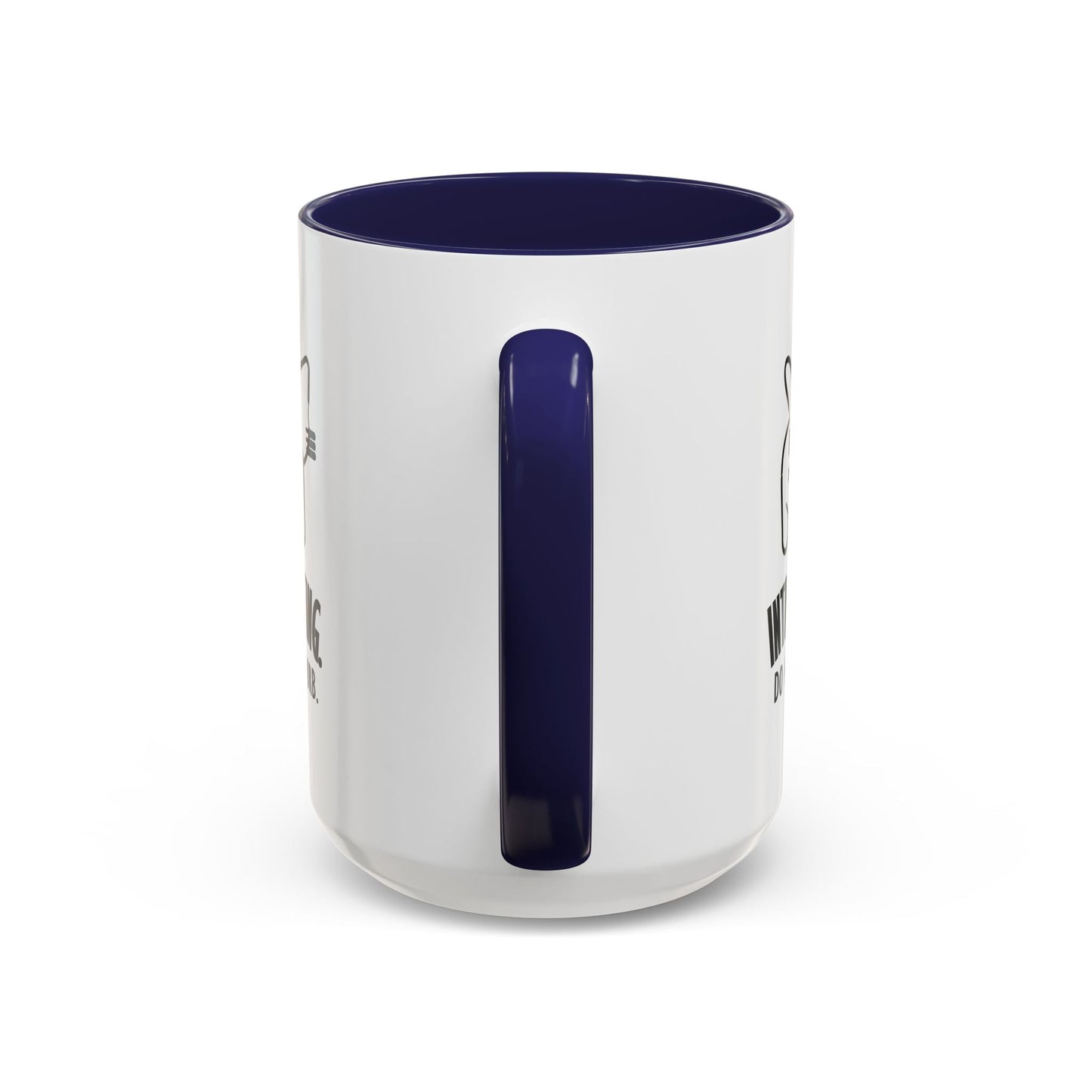 Introverting. Do Not Disturb. Two-Tone Cat Coffee Mug (11oz & 15oz)