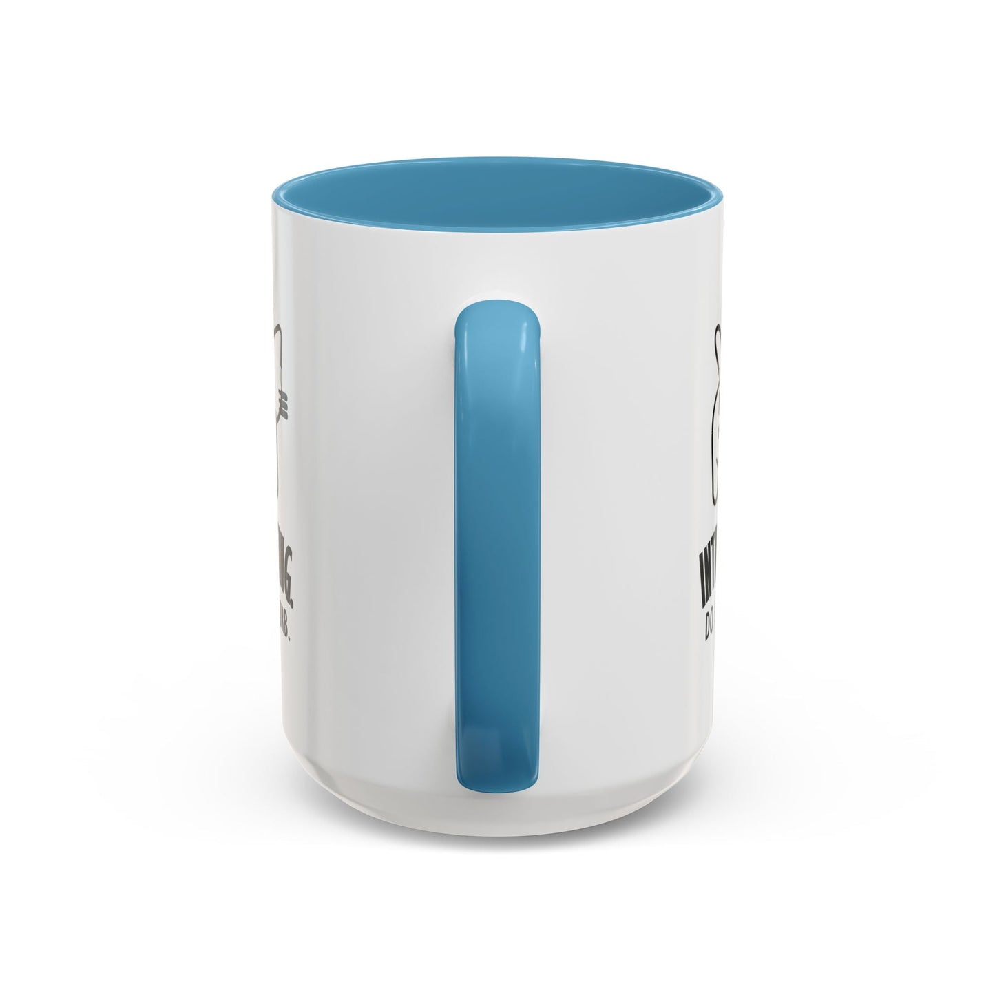 Introverting. Do Not Disturb. Two-Tone Cat Coffee Mug (11oz & 15oz)