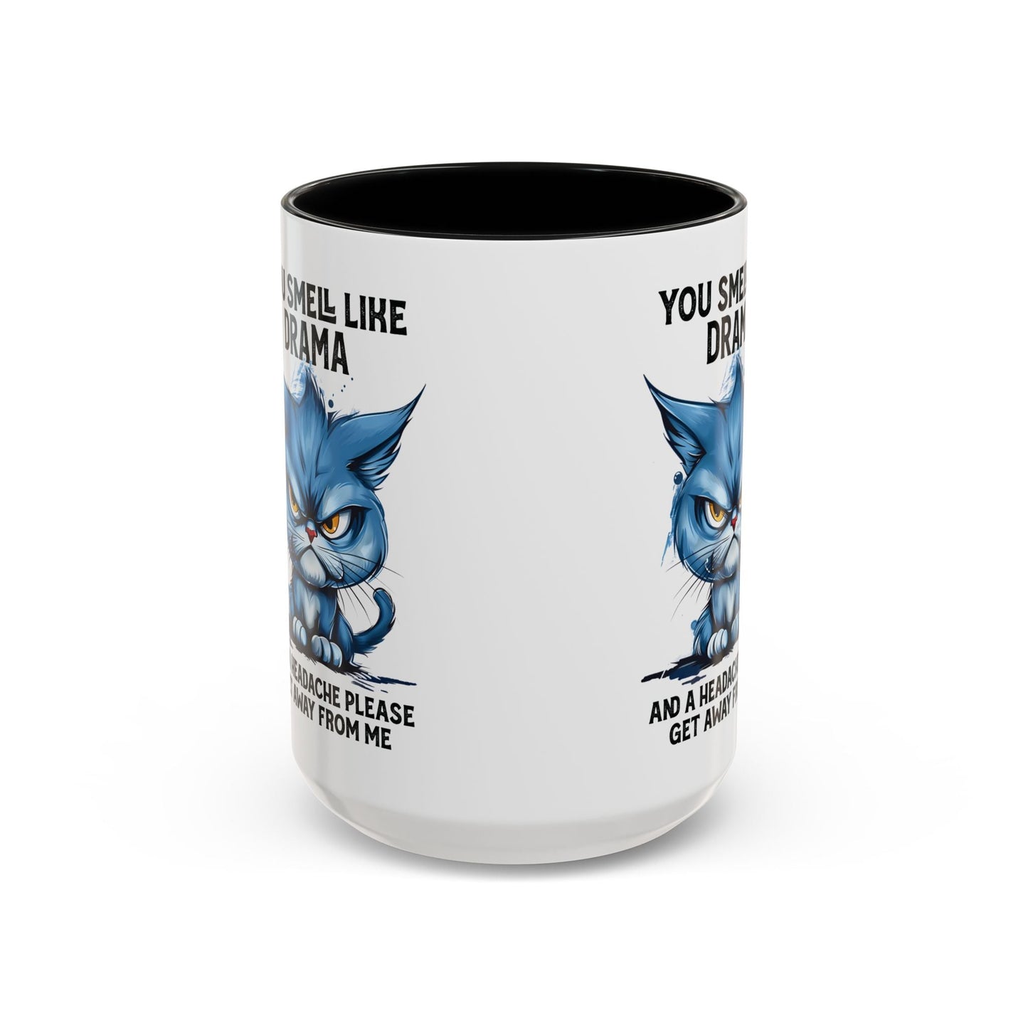 You Smell Like Drama Mug — Grumpy Cat Coffee Cup (11/15oz)