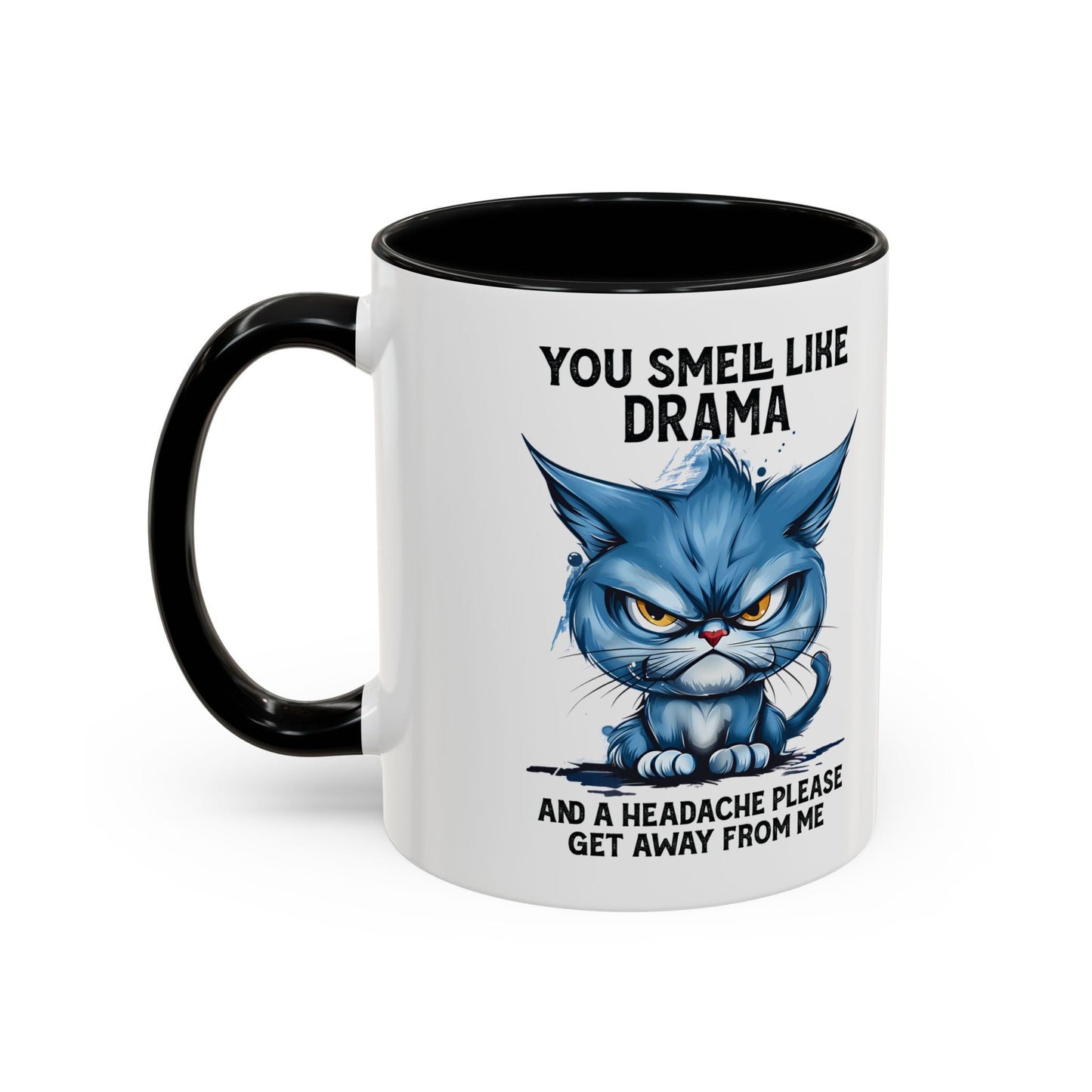 You Smell Like Drama Mug — Grumpy Cat Coffee Cup (11/15oz)