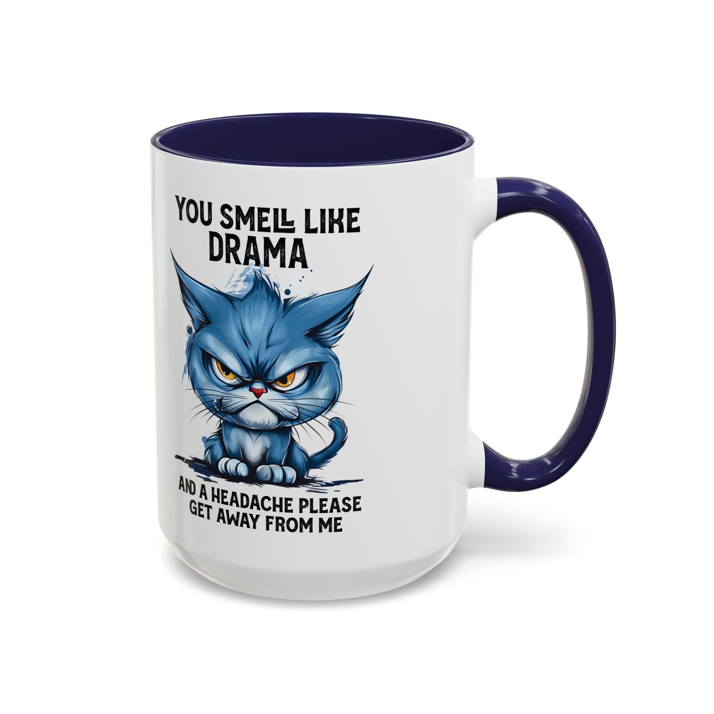 You Smell Like Drama Mug — Grumpy Cat Coffee Cup (11/15oz)