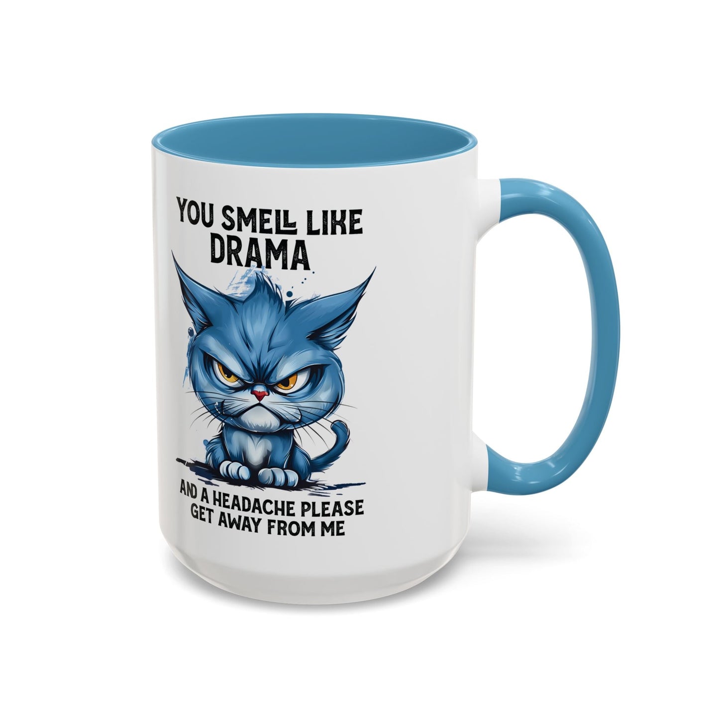 You Smell Like Drama Mug — Grumpy Cat Coffee Cup (11/15oz)
