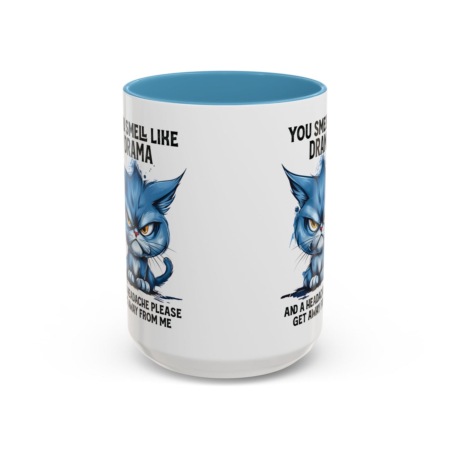 You Smell Like Drama Mug — Grumpy Cat Coffee Cup (11/15oz)