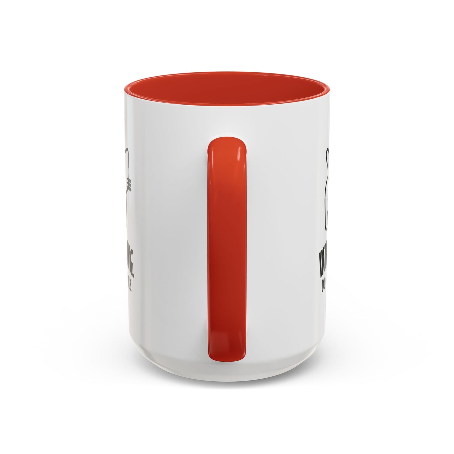 Introverting. Do Not Disturb. Two-Tone Cat Coffee Mug (11oz & 15oz)
