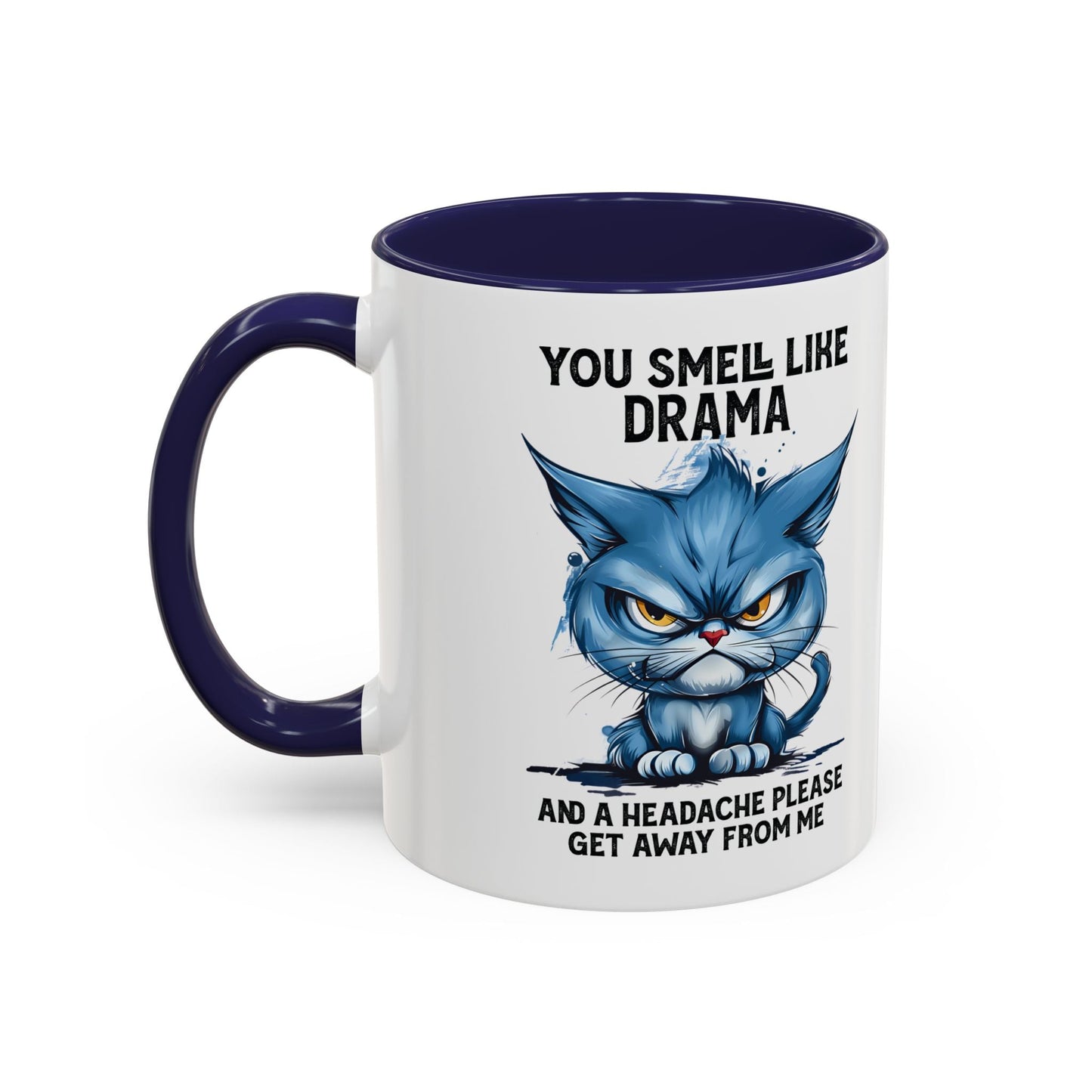 You Smell Like Drama Mug — Grumpy Cat Coffee Cup (11/15oz)