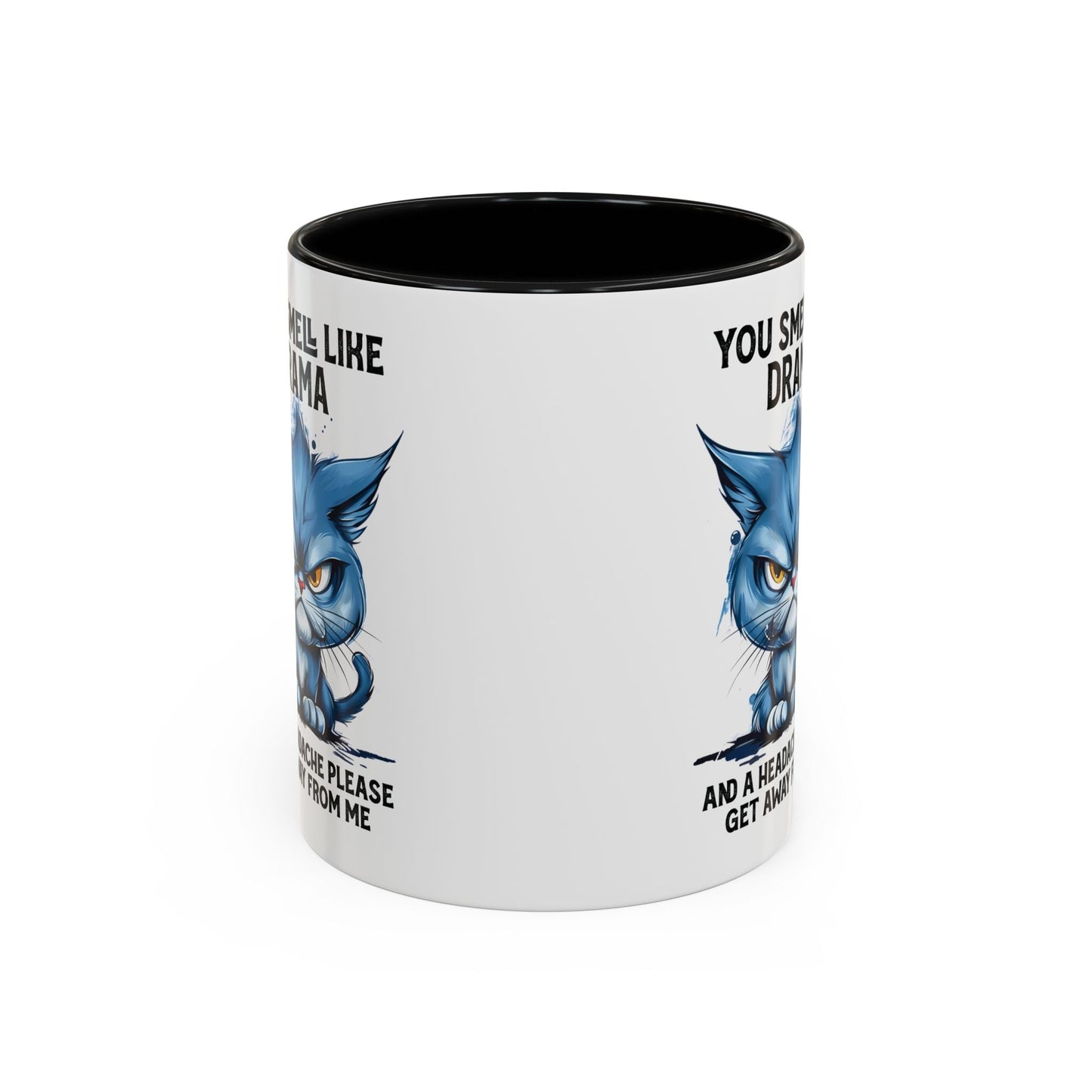 You Smell Like Drama Mug — Grumpy Cat Coffee Cup (11/15oz)