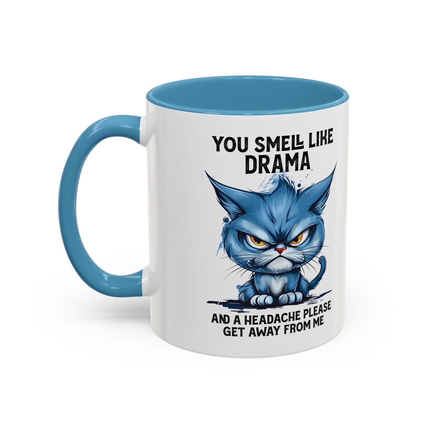 You Smell Like Drama Mug — Grumpy Cat Coffee Cup (11/15oz)