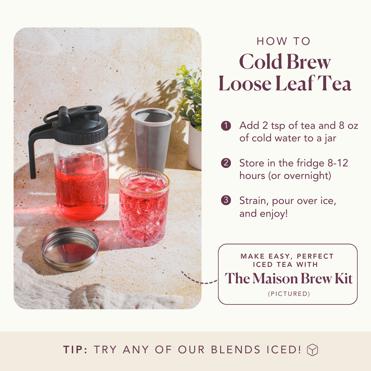 Banana Bread Herbal Dessert Tea (Chocolate-Chestnut)