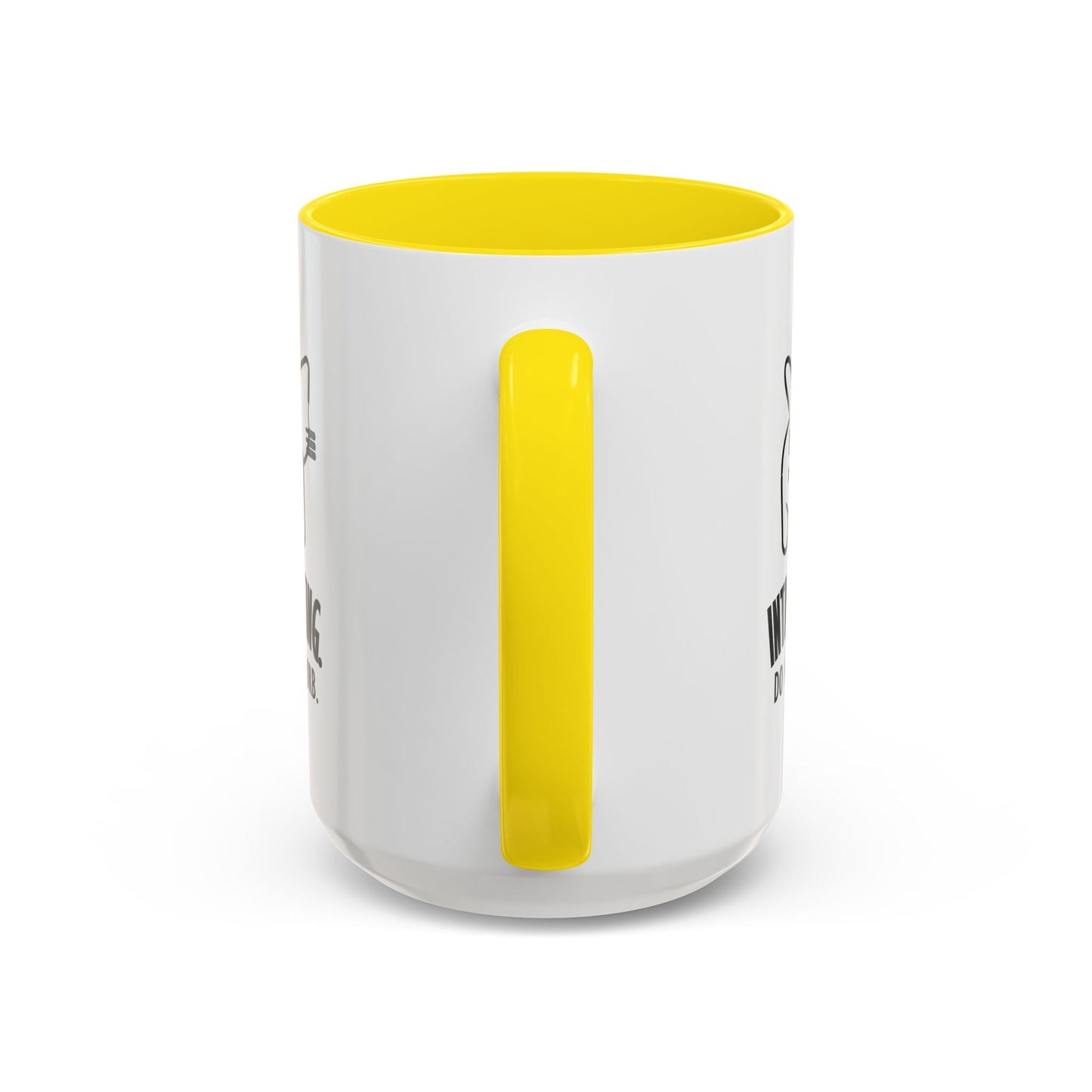 Introverting. Do Not Disturb. Two-Tone Cat Coffee Mug (11oz & 15oz)