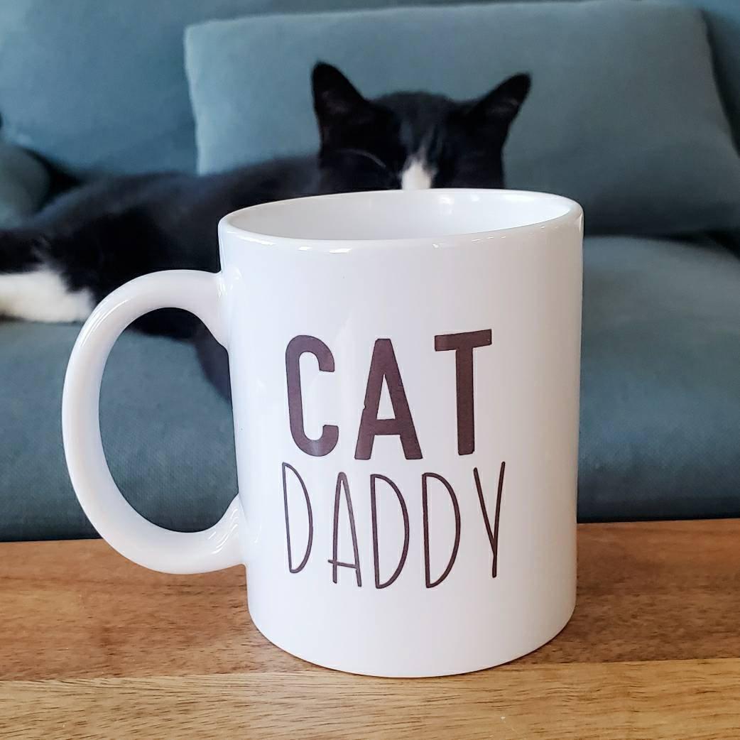 Cat Daddy and Cat Mama Coffee and Tea Mug