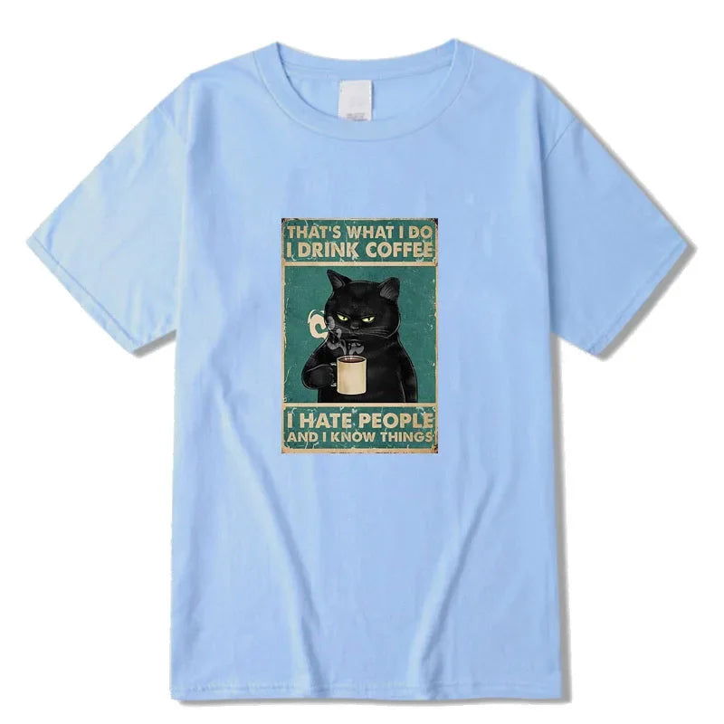 Men's Cat O-Neck T-Shirt