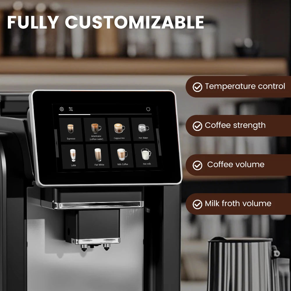 Mcilpoog WS817 -7"colorfAutomatic Espresso Machine