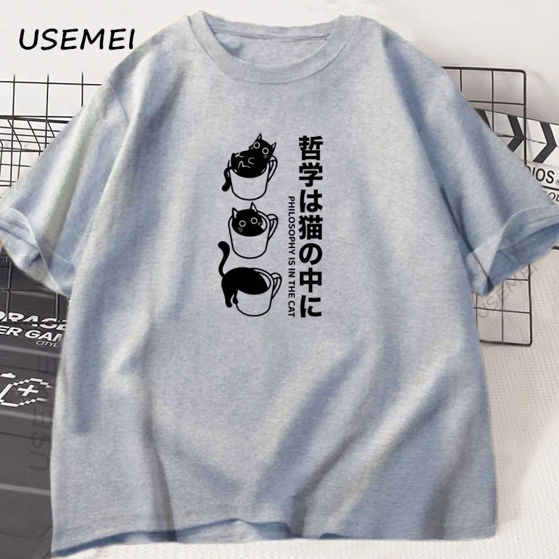 Funny Kawaii Cat T-Shirt