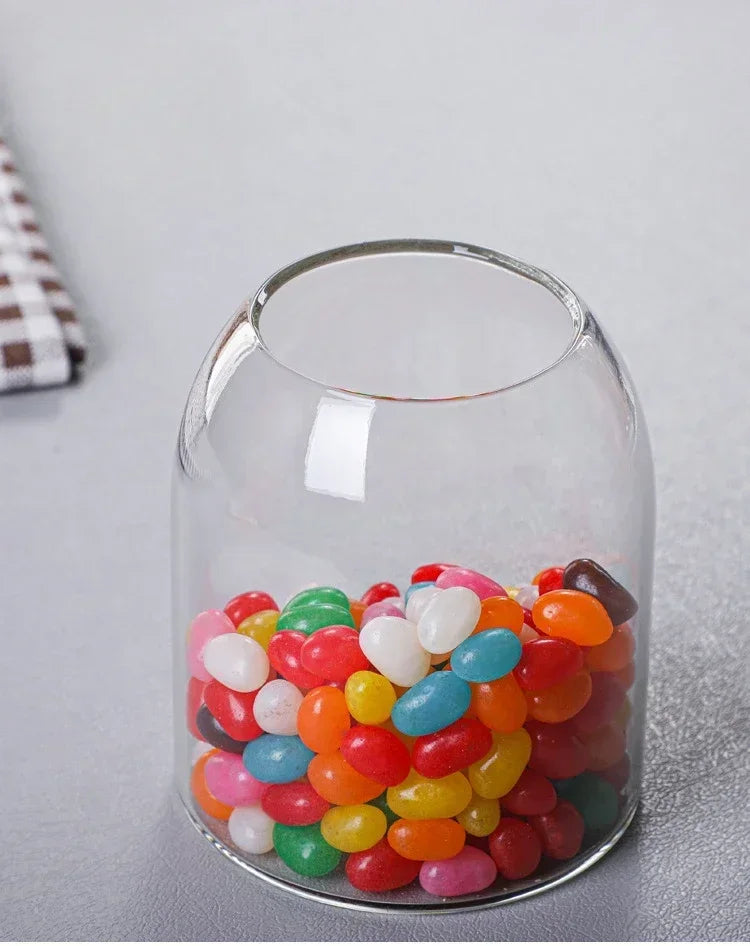 Coffee Bean Transparent Glass Product Storage