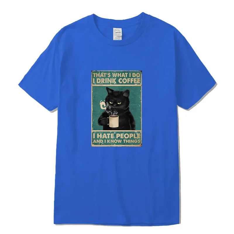 Men's Cat O-Neck T-Shirt