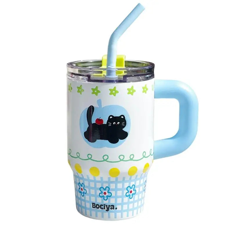 Kawaii Cat Stainless Steel Vacuum Tumbler