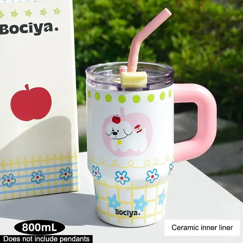 Kawaii Cat Stainless Steel Vacuum Tumbler