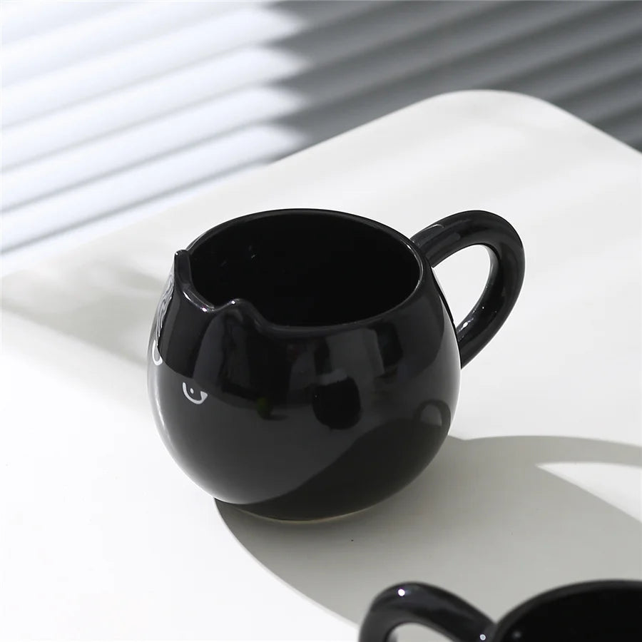 Cat Shaped Ceramic Cup,