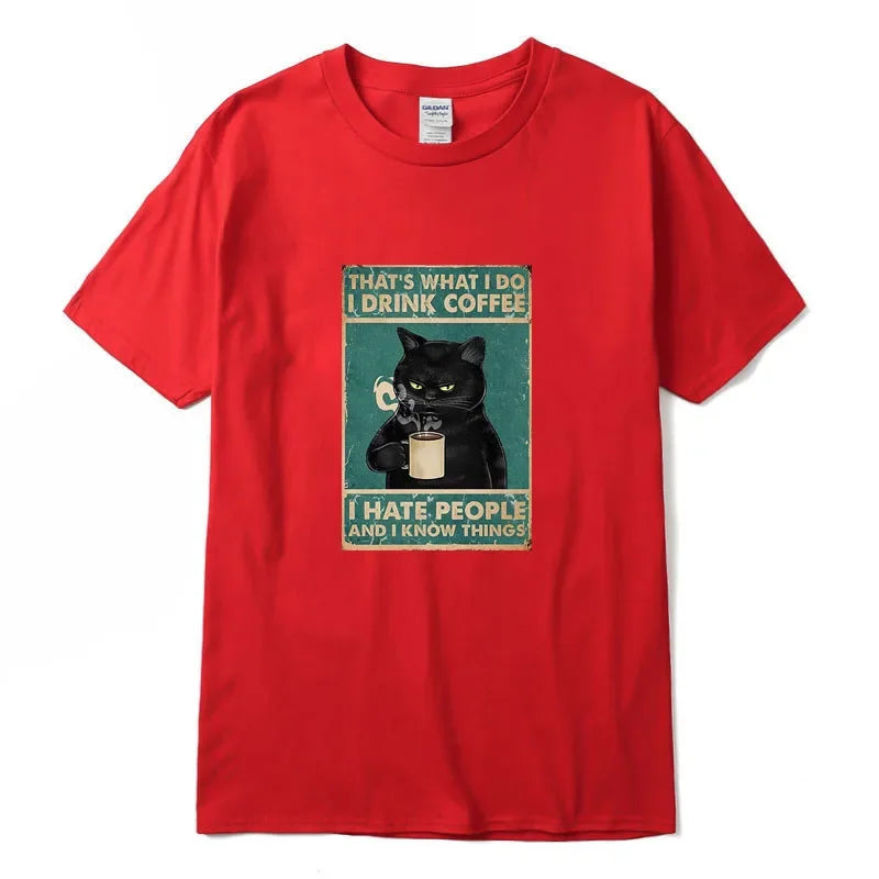 Men's Cat O-Neck T-Shirt