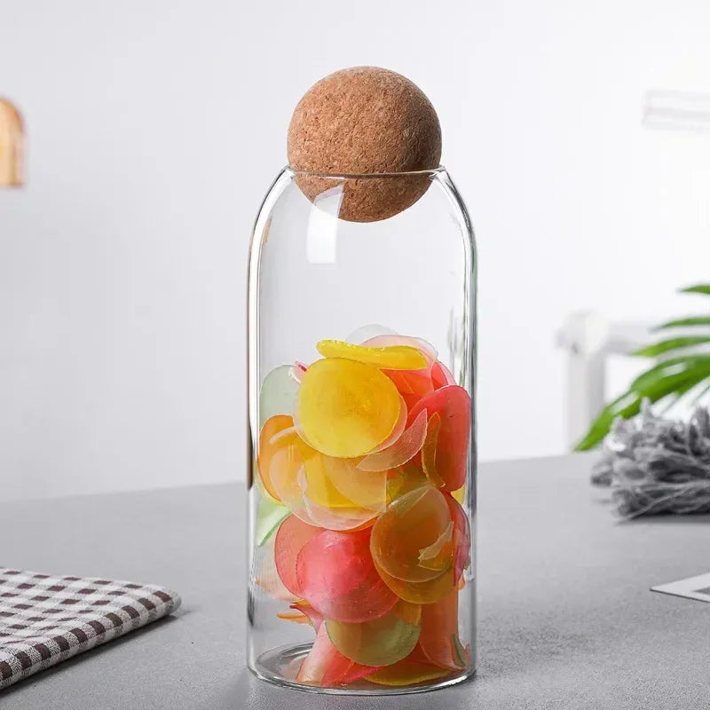 Coffee Bean Transparent Glass Product Storage