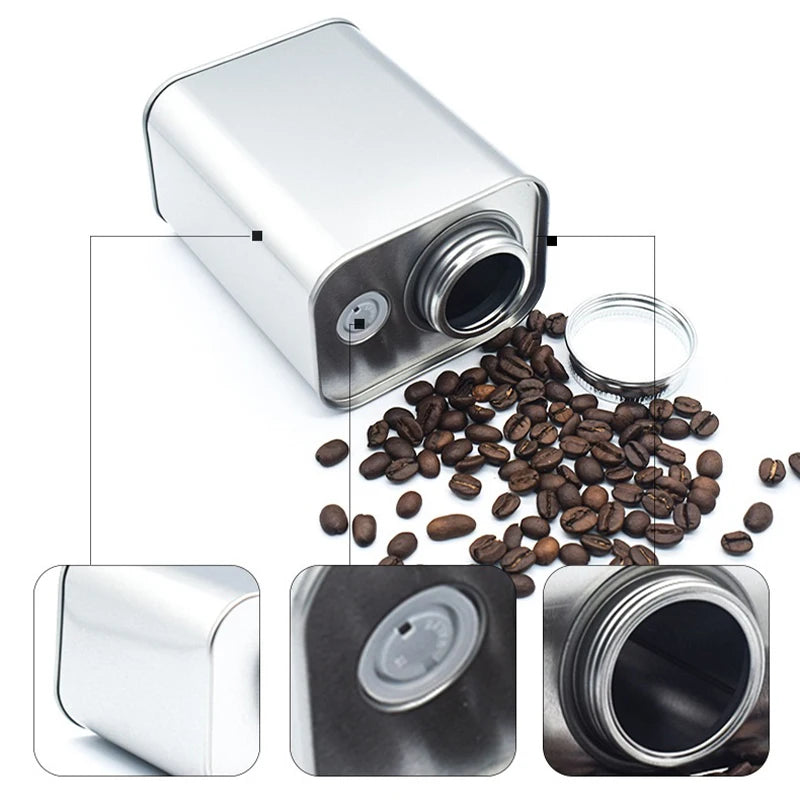 Airtight Cans OutdoorCoffee Bean  Tin Box