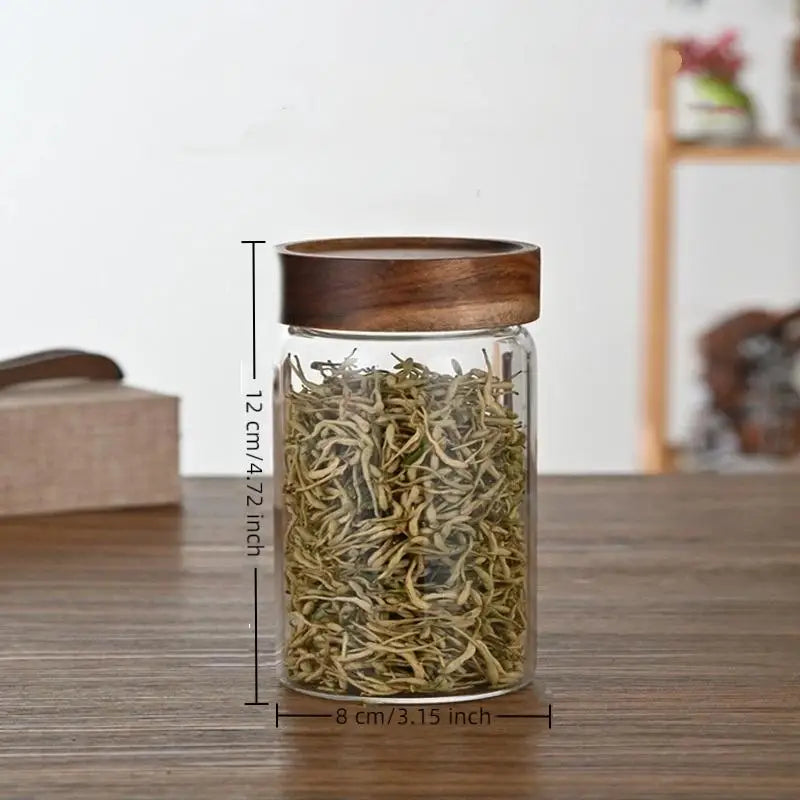 Coffee Beans Sealed Tank Transparent Glass