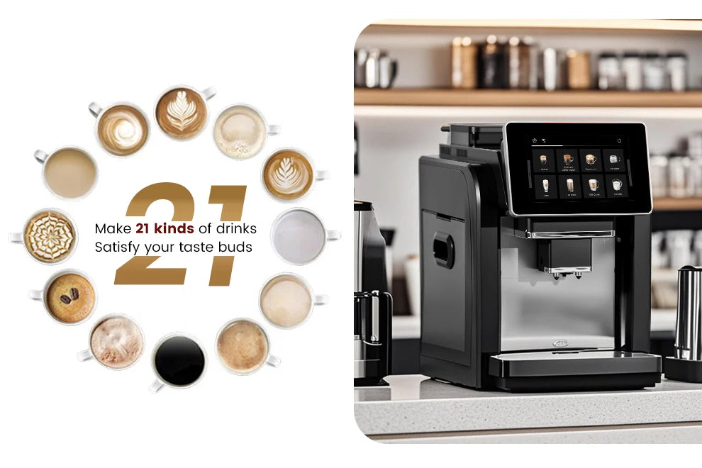 Mcilpoog WS817 -7"colorfAutomatic Espresso Machine