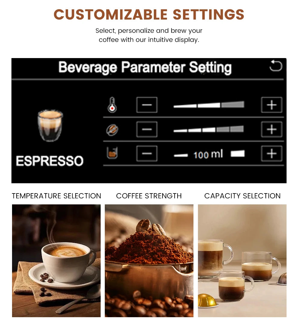 Mcilpoog WS817 -7"colorfAutomatic Espresso Machine