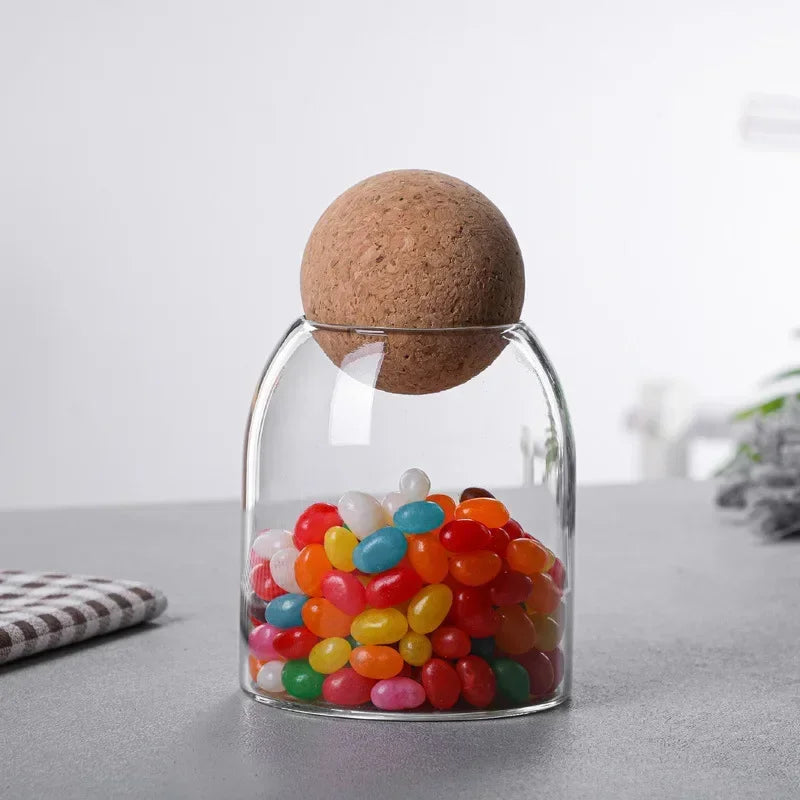 Coffee Bean Transparent Glass Product Storage