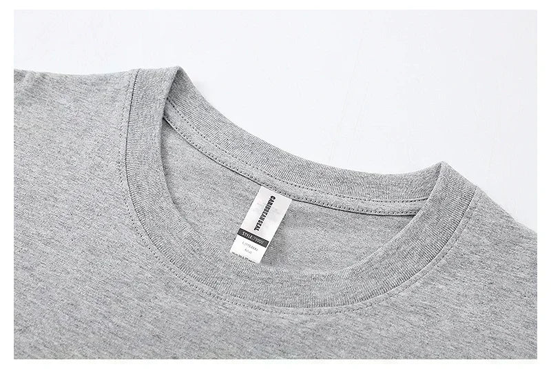 Cute Hand-Drawn Cat Doodle Print 100% Cotton T-Shirt