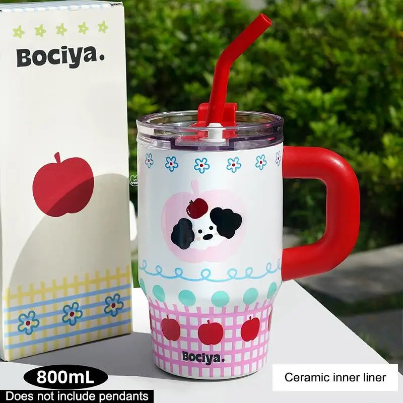 Kawaii Cat Stainless Steel Vacuum Tumbler