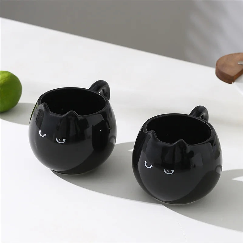 Cat Shaped Ceramic Cup,