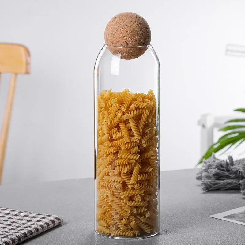 Coffee Bean Transparent Glass Product Storage