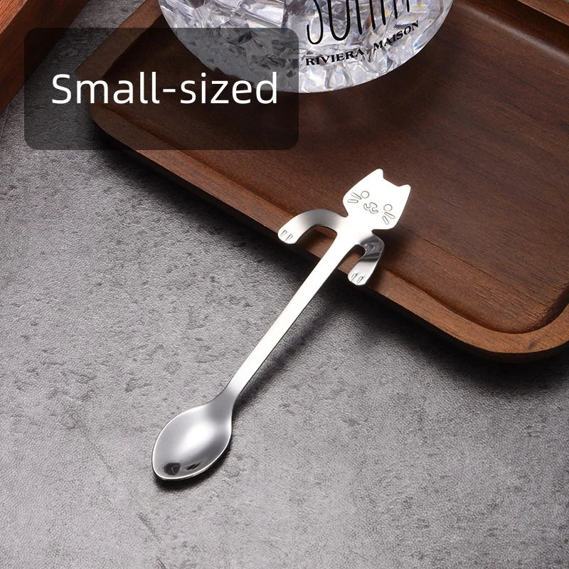 Stainless Steel Cat Creative Cartoon Hanging Edge
