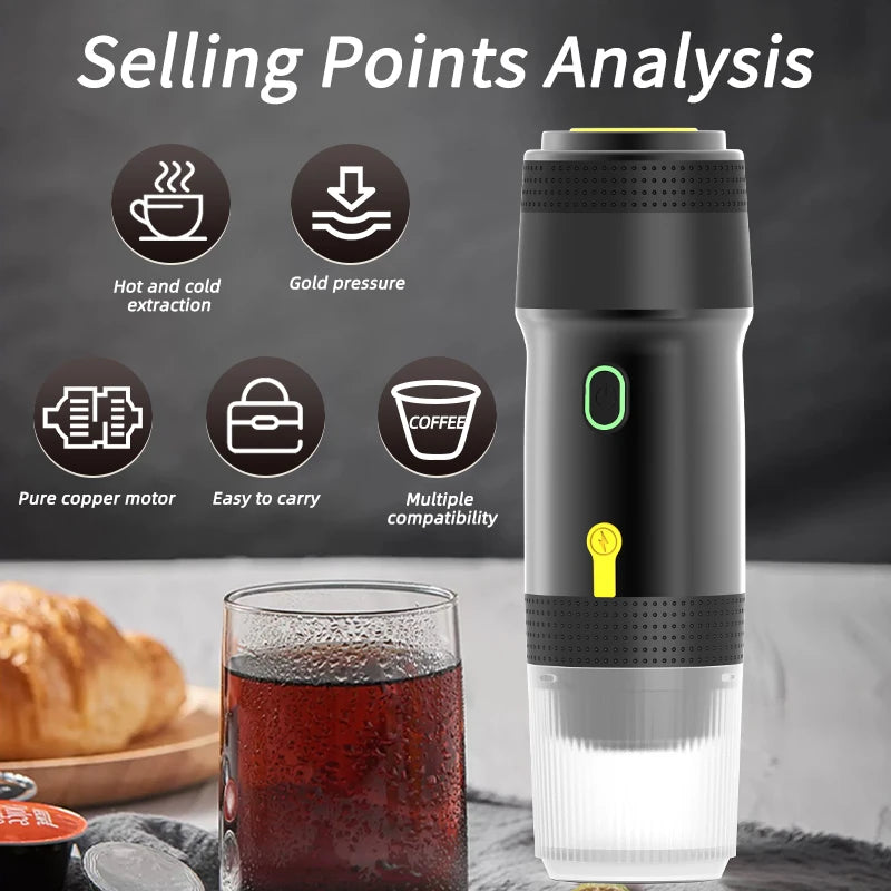 Battery-Powered Fully Automatic Espresso Capsule