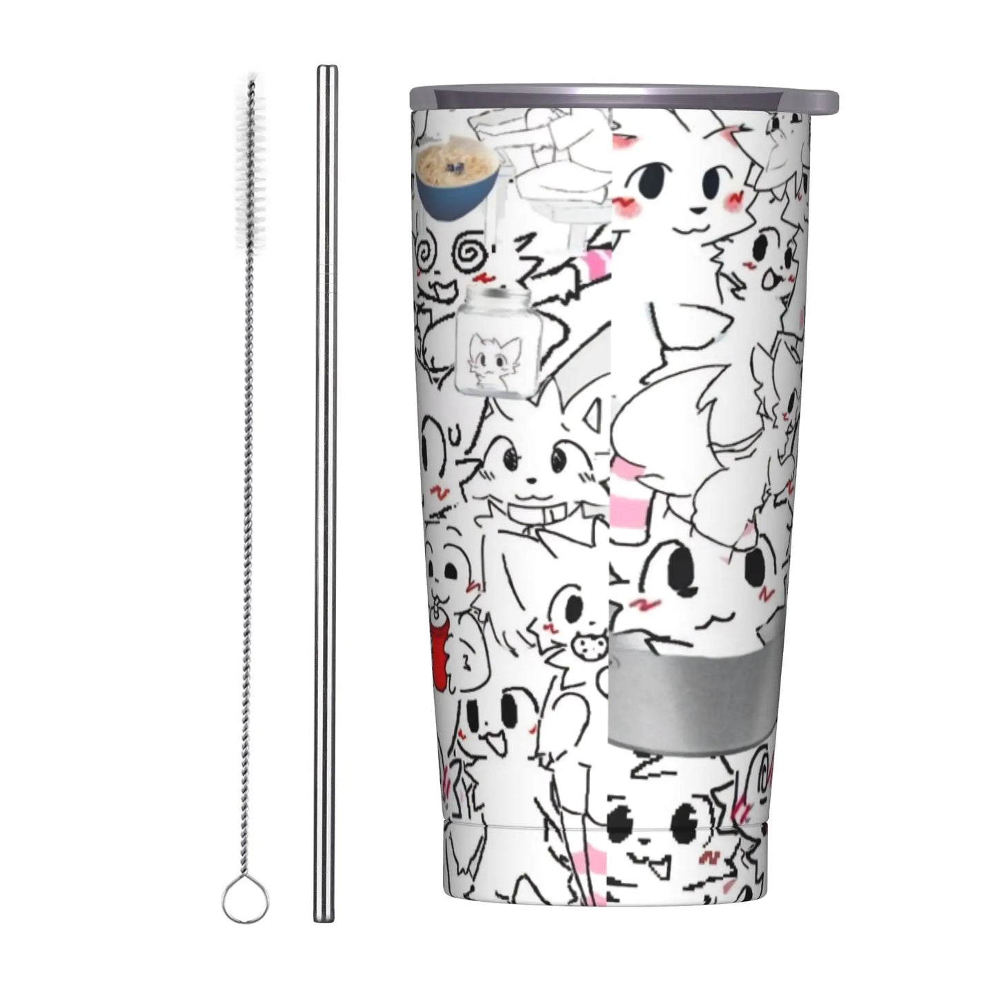 Silly Cat Insulated Tumbler