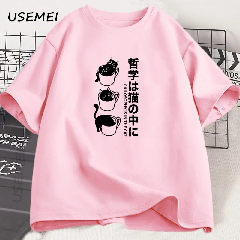 Funny Kawaii Cat T-Shirt