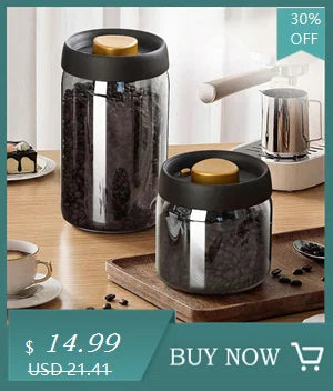 Vacuum Coffee Bean Storage Container