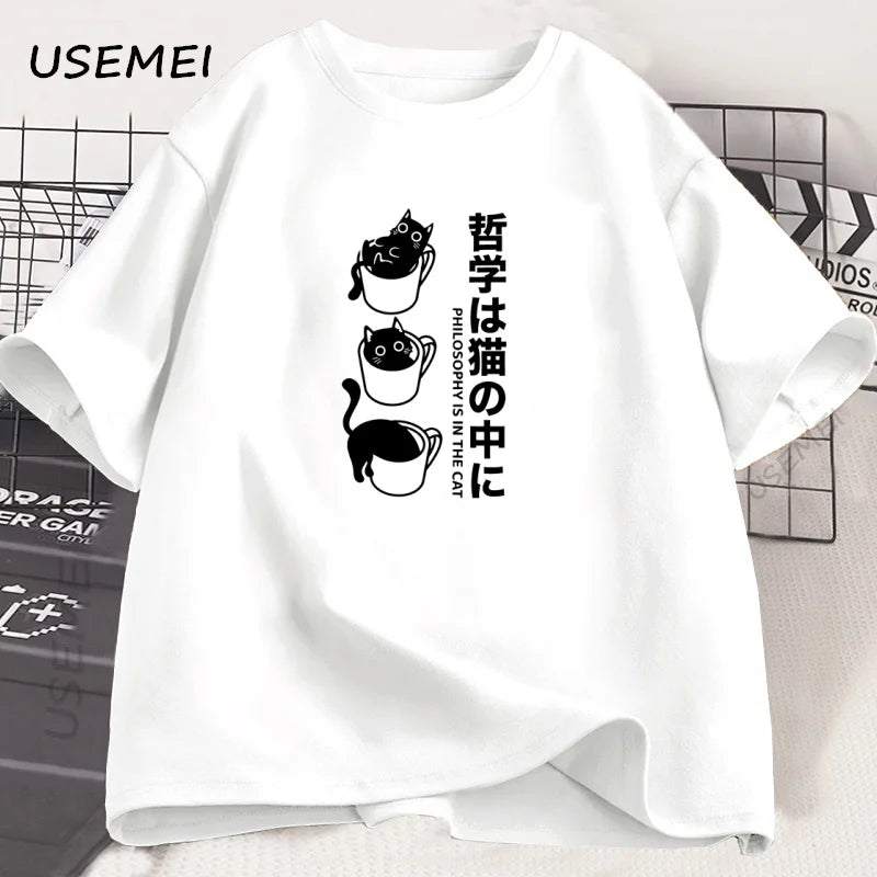 Funny Kawaii Cat T-Shirt