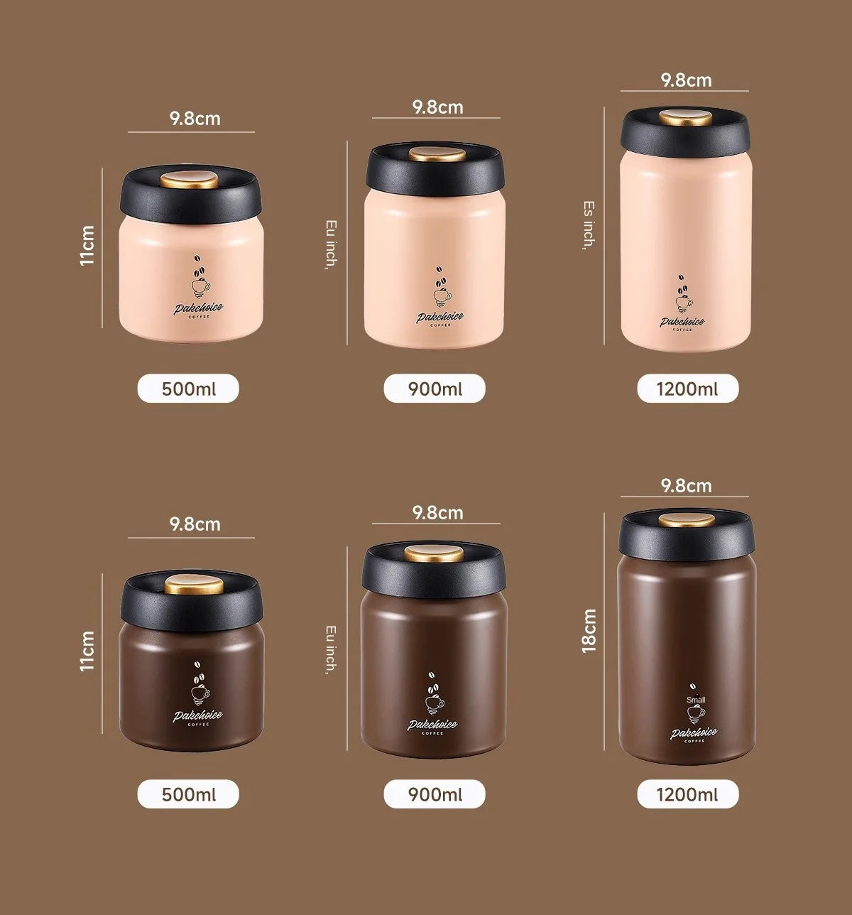 Vacuum Coffee Bean Storage Container