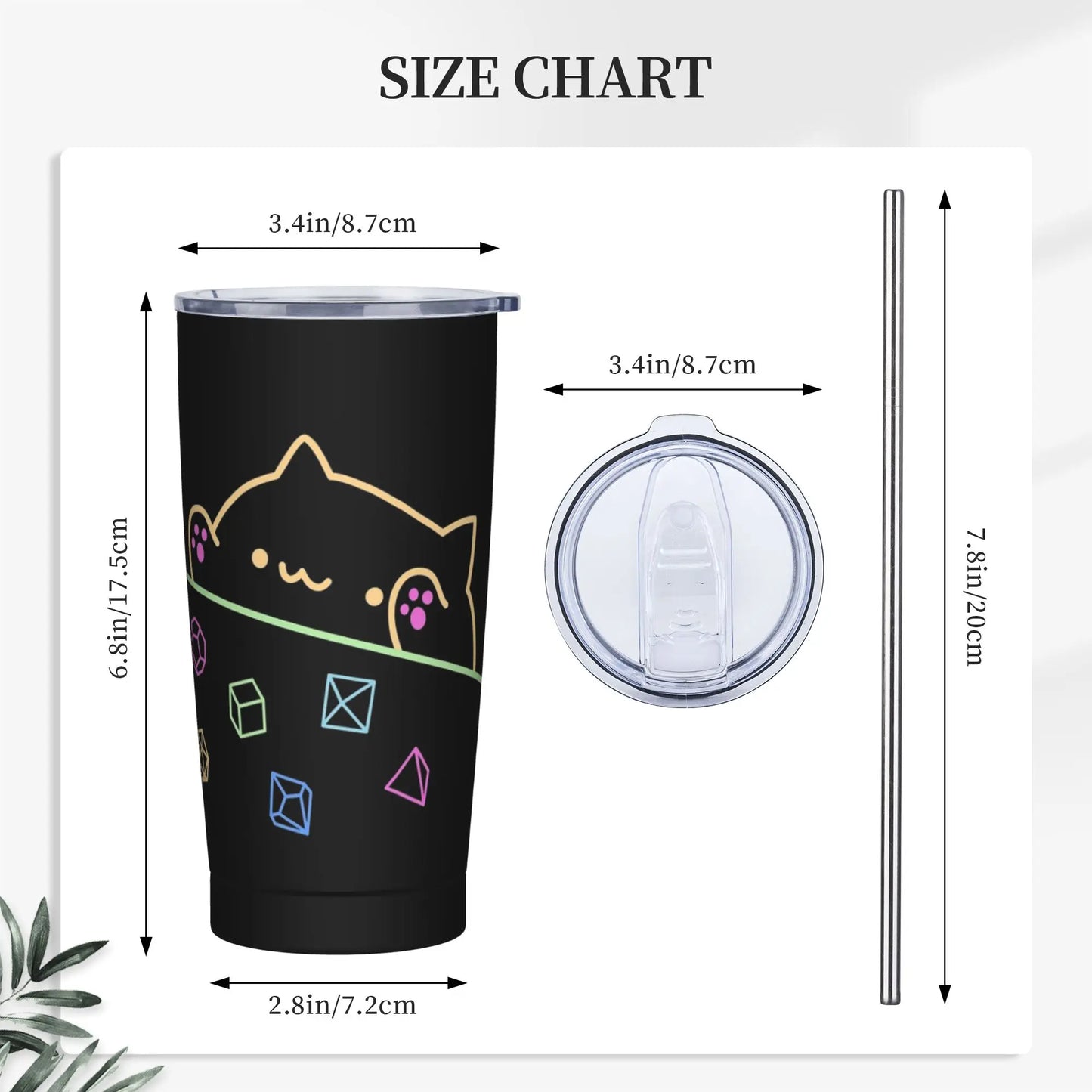 Meowster Stainless Steel Tumbler