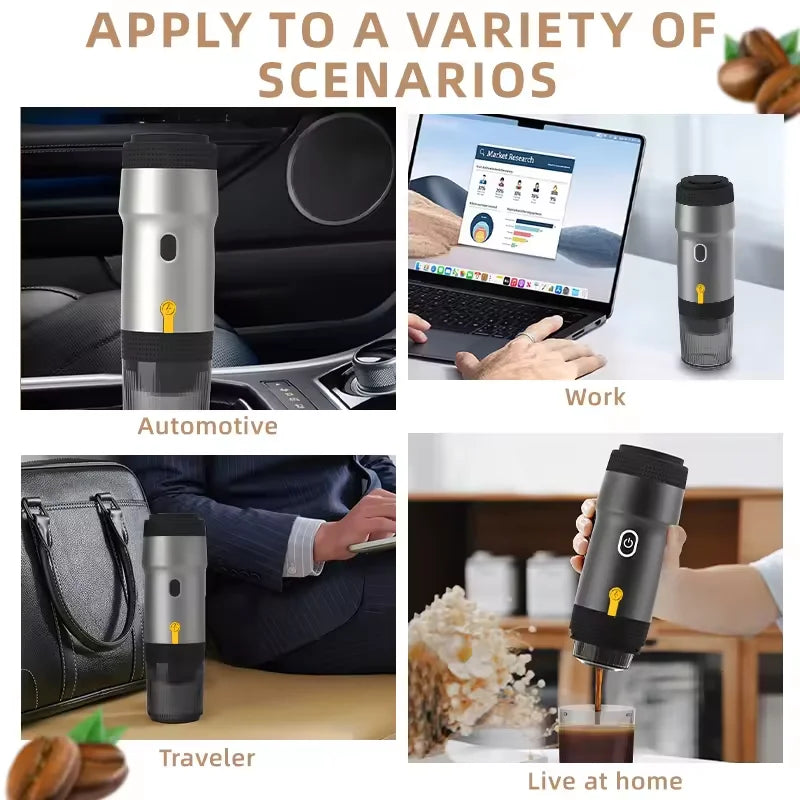 Battery-Powered Fully Automatic Espresso Capsule