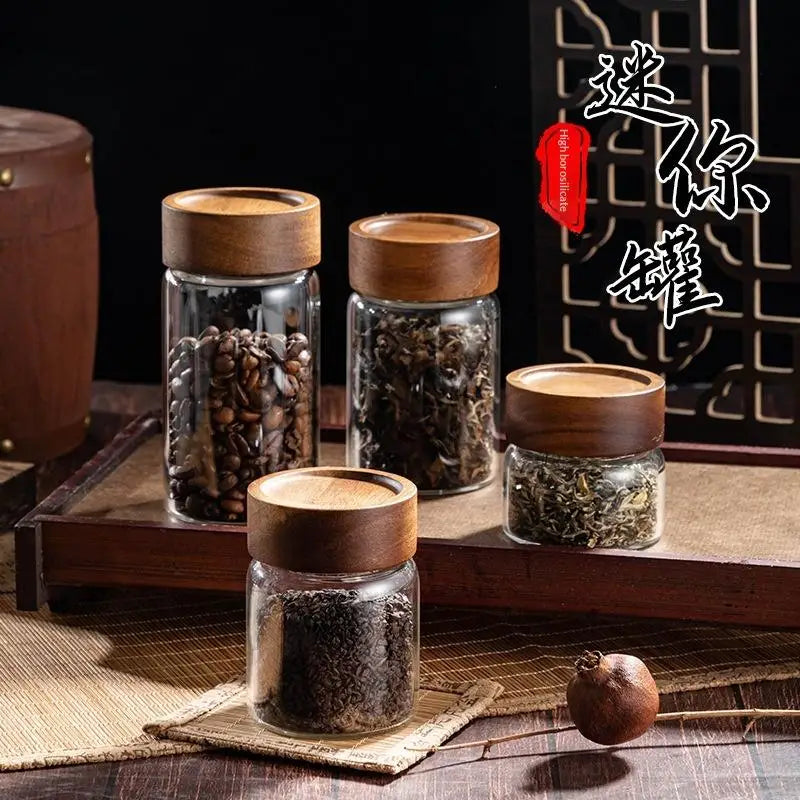 Coffee Beans Sealed Tank Transparent Glass