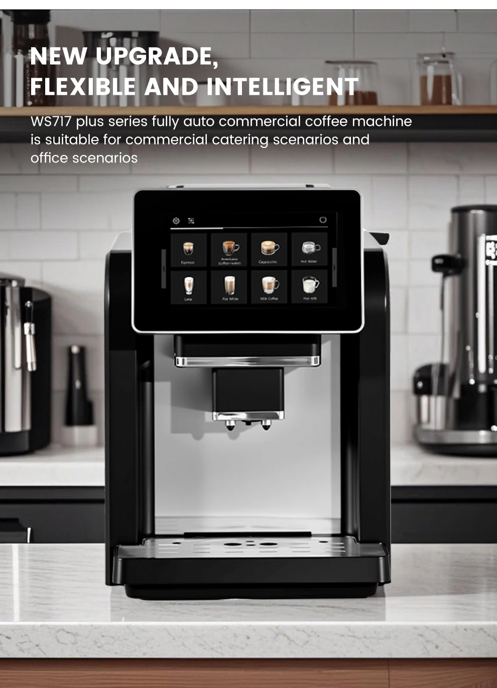 Mcilpoog WS817 -7"colorfAutomatic Espresso Machine