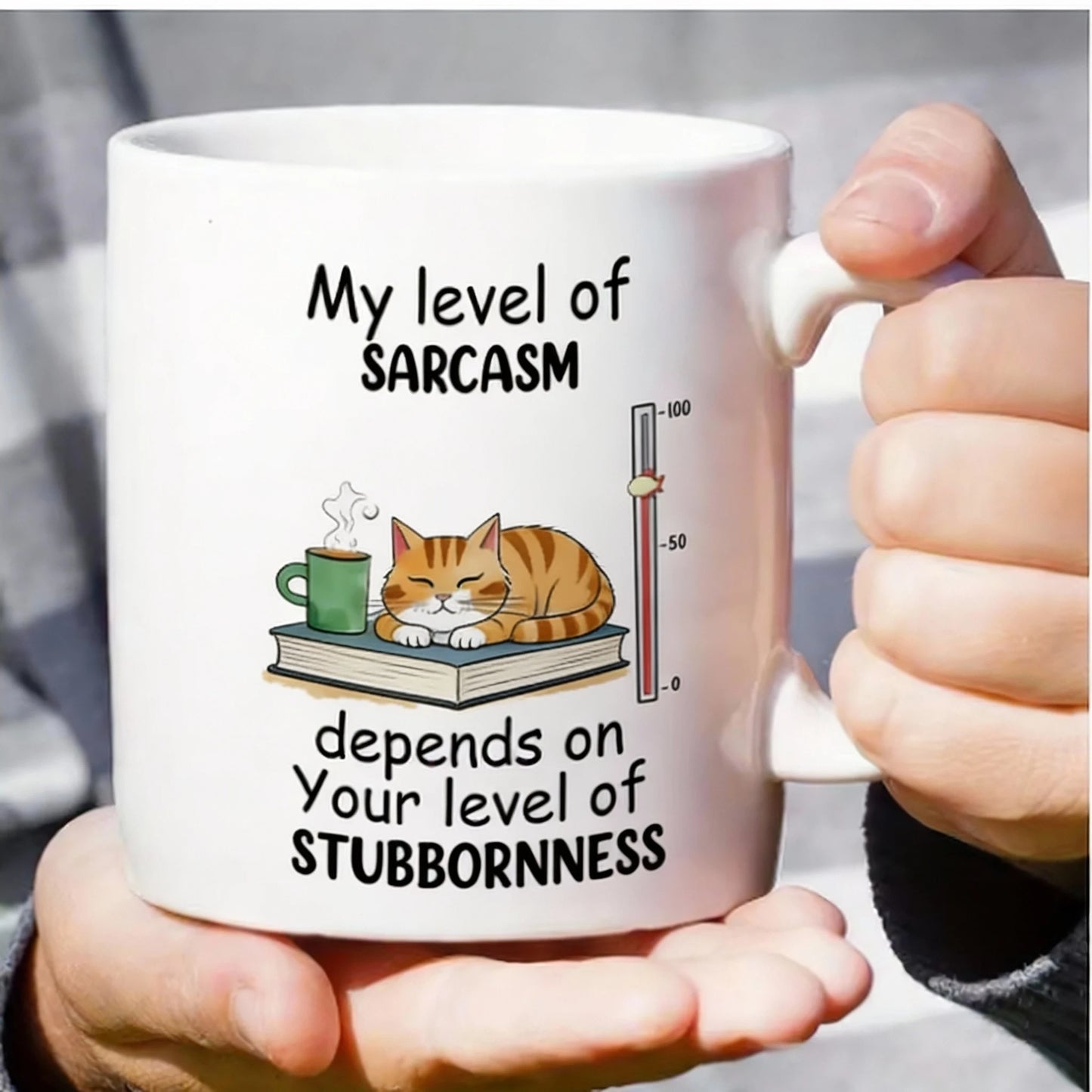 Witty Cat Design Funny Sarcasm Mug