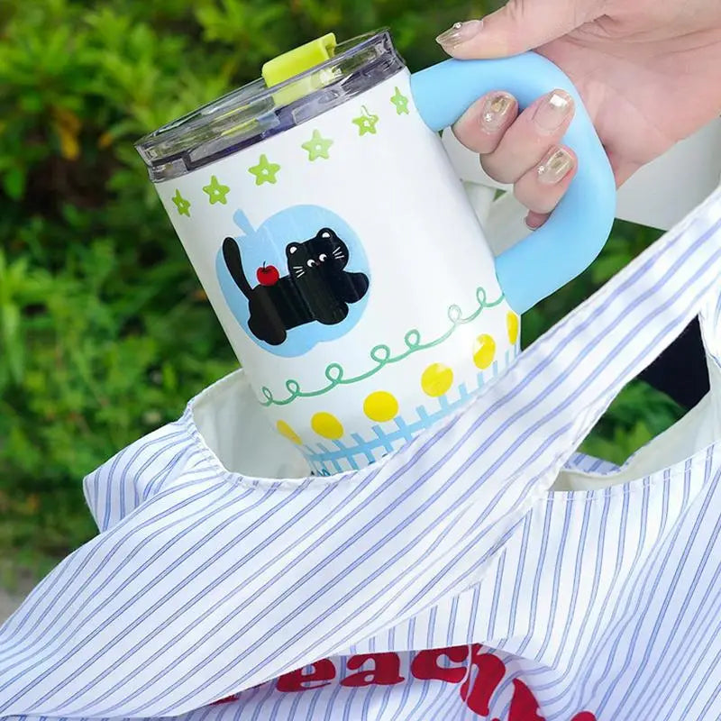 Kawaii Cat Stainless Steel Vacuum Tumbler