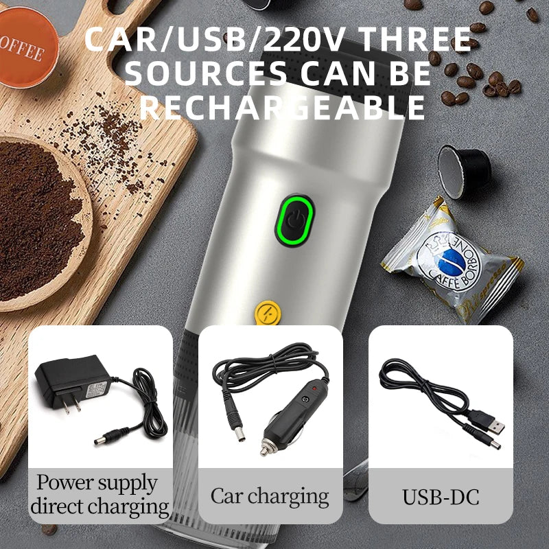 Battery-Powered Fully Automatic Espresso Capsule