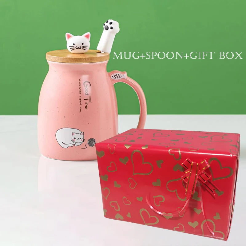 Creative Color Cat Heat-Resistant Mug